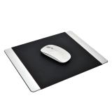 Aluminum mouse pad with PU leather